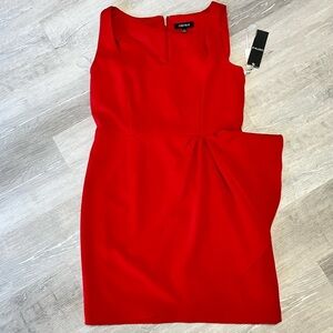 NWT! Chetta B Red Sheath Dress Size: 16